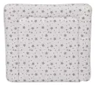 Матрас для пеленания Polini kids Звезды на комод, 77х72 см, белый-серый
