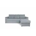 Угловой диван - кровать Кромма Инвуд Лайт, двухместный диван, универсальный угол, светло-серый
