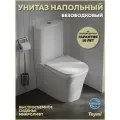 Унитаз напольный торнадо безободковый с быстросъемным сиденьем микролифт Teymi Lori Vortex T40503