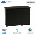 Тумба под аквариум Biodesign РИФ 200 (черная шагрень) ЛДСП 101х41х73 см