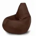Кресло мешок MyPuff, бескаркасное кресло, пуфик мешок, размер 4XL, оксфорд, шоколадный