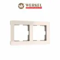 Рамка на 2 поста Acrylic Werkel W0022743 айвори