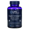 Life Extension Super Omega-3 60 капсул Антиоксидант Супер омега 3 / Рыбий жир, кунжутные лигнаны и экстракт оливок для сердца, сосудов, суставов, мозга / Для взрослых, мужчин и женщин