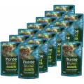 Monge Cat BWild GRAIN FREE паучи из тунца с креветками и овощами для стерилизованных кошек 85г х 14 шт.