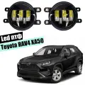 Противотуманные led фары 5 линз для Toyota RAV4 XA50 2018+ светодиодные туманки птф