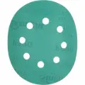 Круг шлифовальный FILM L312TV (100 шт; 125 мм; на липучке; 8 отв; зелёный; P320) SUNMIGHT 53214