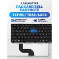 Клавиатура черная без рамки для Acer Aspire V3-771G, Packard Bell EasyNote TV44HC, LV44HC, TV11HC (Q5WS1), LV11HC VG70, TS45SB, LK11BZ, LS11HR и др