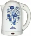 Чайник Добрыня эл. DO-1214 (1,8л) 2200Вт нерж. г гжель