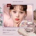 Пятицветные тисненные тени для век Flower Knows Midsummer Night