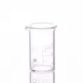 Стакан лабораторный 5 мл, 10 шт ( тип Н, низкий с делениями и носиком, термостойкий) ТС Н-1-5