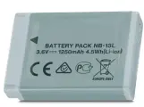 Аккумуляторная батарея для фотоаппарата Canon PowerShot G5 X (NB-13L) 3.7V 1250mAh