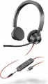 Гарнитура проводная Poly Blackwire 3325, BW3325-M, MICROSOFT TEAMS CERTIFIED, USB-A, STEREO USB & 3. (76J21AA)