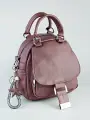Рюкзак женский, повседневный на молнии, мини рюкзак, экокожа morios пудровый