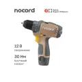 Дрель-шуруповерт аккумуляторная Nocord NCD-12.1.20. Q, 12 В, 1х2 А·ч Li-ion, в коробке