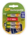 Аккумулятор GP Rechargeable 100AAAHC4/2 AAA NiMH 1000mAh (6шт) блистер