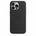 Силиконовый чехол MagSafe для iPhone 15 Pro Max / Silicone Case Black / Черный
