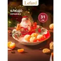 Блюдо для сервировки новогоднее Lefard Дед мороз глубокое, керамическое