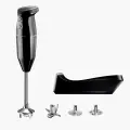 Блендер Bamix Cordless Plus Black, 200 Вт, 3 скорости, 3 насадки, беспроводной