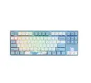 Клавиатура проводная + беспроводная Varmilo APT87 Sea Melody, голубой