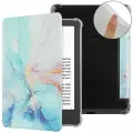 Чехол-книжка CLEAR TPU для Amazon Kindle 11 / 12 (6, 2022/2024 г.) Marble Mint