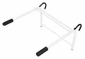 Брусья KETT-UP навесные с неопреновыми ручками, KU123W, цвет белый