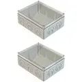 Коробка распределительная открытой установки с прозрачной крышкой 240х195х90мм IP55 GE41276 Greenel