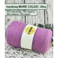 Пряжа Кид-Мохер MARE CALDO 37% кид-мохер, 15% шерсть, 30%/18%, 100гр./1300мет. цв. 915 брусника (вес 250гр.)