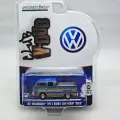 Машинка Greenlight 1:64 Alloy car model 1977 Volkswagen T2 double cab pickup Doka varnish