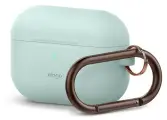 Силиконовый чехол с карабином для AirPods Pro, Elago Mint