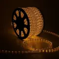 Световой шнур Luazon Lighting 13 мм, IP65, 100 м, 36 LED/м, 220 В, 2W, постоянное свечение, свечение жёлтое