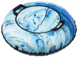 Тюбинг Ватрушка 100 см, с камерой, принт Мрамор, максимальный вес 90 кг