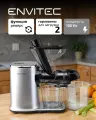 Соковыжималка Envitec E-Juicer S18, шнековая, реверс, серебристая
