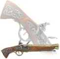 Пистоль австрийский, 18 век, латунь