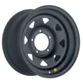 Стальной колесный диск Off-Road Wheels УАЗ (Треугольник мал.) 8x18/5x139.7 D110 ET20 Черный матовый