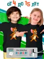 Футболка PhilShop детская Том и Джерри Tom and Jerry, размер 152, черный
