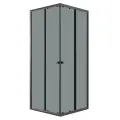 Душевой уголок Niagara Eco 78x78 NG-1008-14QT стекло тонированное, профиль черный матовый