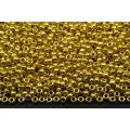 Бисер чешский PRECIOSA круглый 10/0 18586 золотой металлик, 1 сорт, 50г