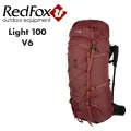 Рюкзак Red Fox Light 100 V6 (Бордовый/Кирпич), экспедиционный, мужской, 100л, 2,1кг