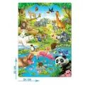 Пазл детский Весёлый зоопарк / 6880876