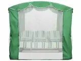 Тент и москитная сетка для садовых качелей Оазис Люкс зеленая