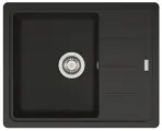 Мойка кухонная Franke BFG 611C, искусственный гранит, чёрная, 62 см x 50 см x 20 см