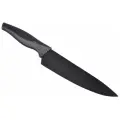 Нож кухонный Шеф-нож Satoshi Kitchenware Карбон, 30.5x5 см, лезвие: 17.5 см, черный