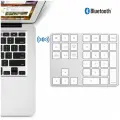 Клавиатура беспроводная JDtec™ BTJ-34k для Macbook, 34 клавиши, серебристая / Цифровой блок для ноутбука