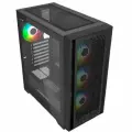 Компьютерный корпус Powercase ByteFlow (CBFB-A4) черный - Midi Tower, ATX, Mini-ITX, Micro-ATX, USB 2.0 Type-A