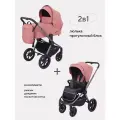 Коляска детская универсальная Rant Flex Pro 2 в 1 2023 RA074, Pink