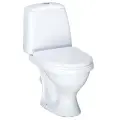 Унитаз-компакт Соната (косой вып, ниж. подв, 1-реж. арм, сид. полипропилен), SANTERI