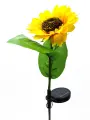 Штекер с подсветкой «Подсолнух», на солнечной батарее, 15×5 см/65 см
