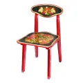 Стул детский 2-й ростовой категории с хохломской росписью арт.73020