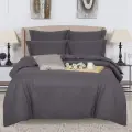 Пододеяльник поплин 215х145 графит 1,5-спальный на молнии