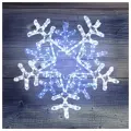 Фигура светодиодная Neon-night Снежинка 60х60 см, 8 режимов, бело-синее свечение, IP65